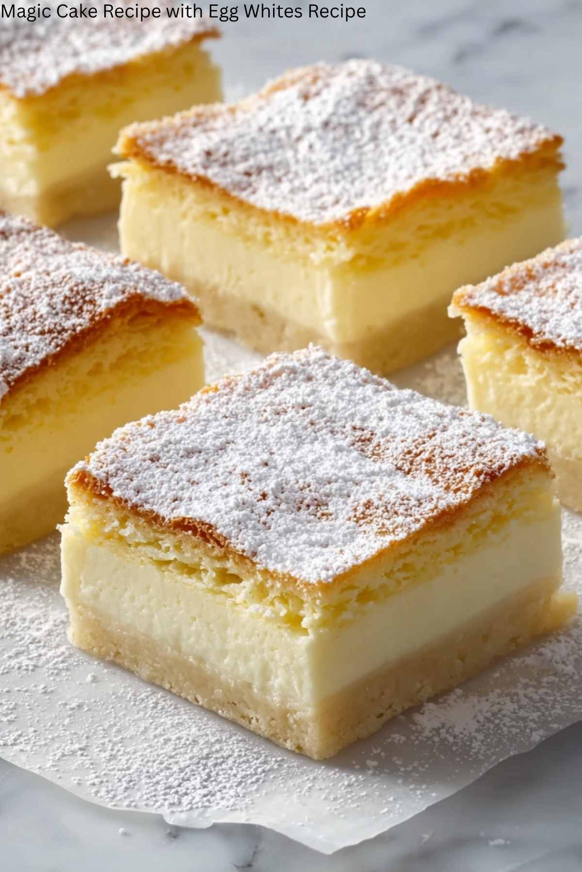 Magic Cake Recipe with Egg Whites Recipe