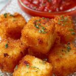 Fried Mozzarella Cheese Stick Bites