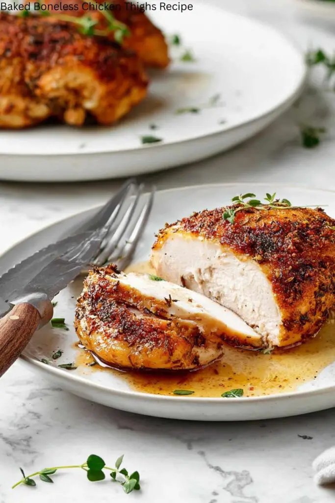 Baked Boneless Chicken Thighs Recipe