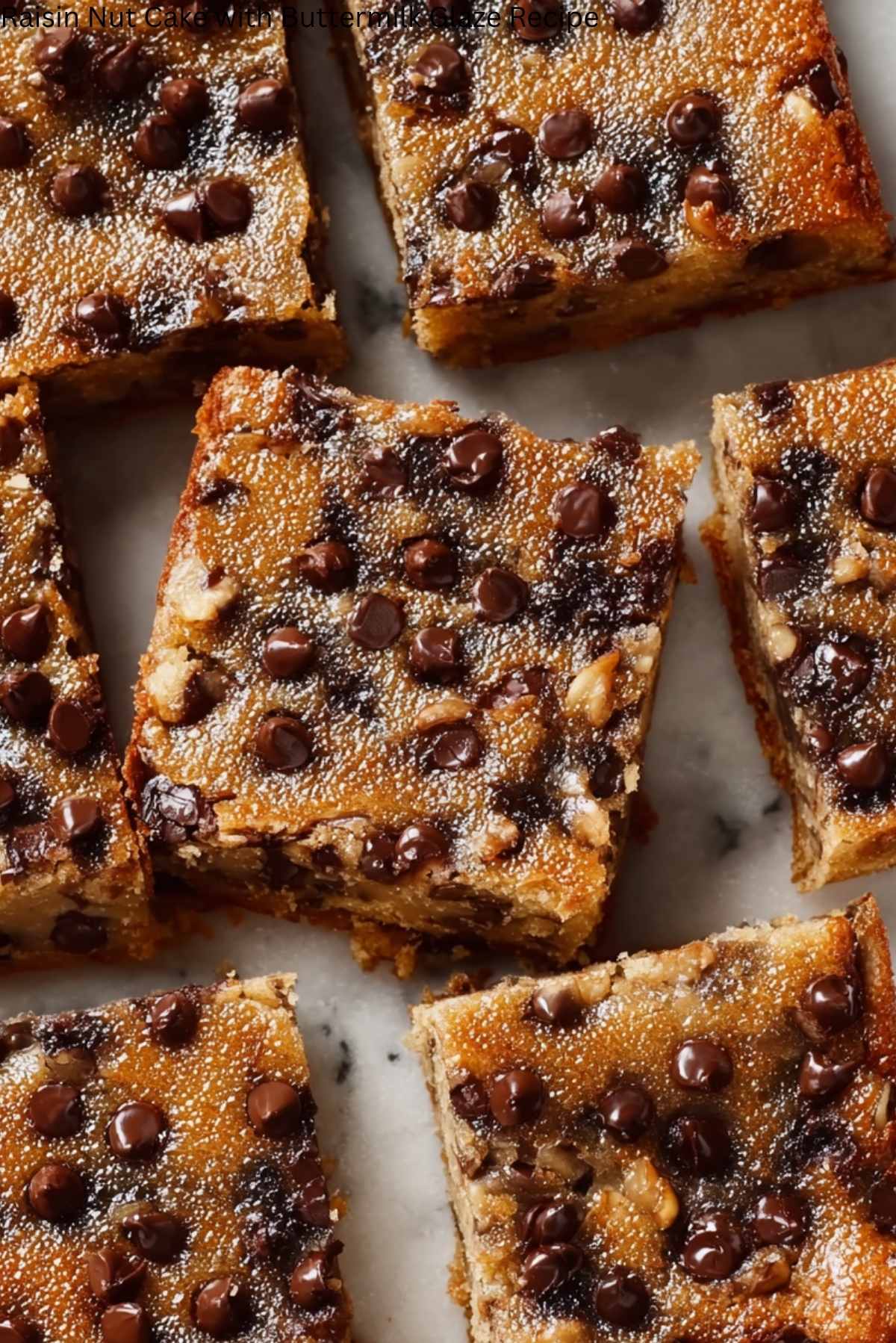 Raisin Nut Cake with Buttermilk Glaze Recipe