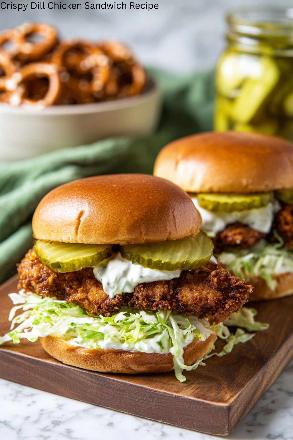 Crispy Dill Chicken Sandwich Recipe