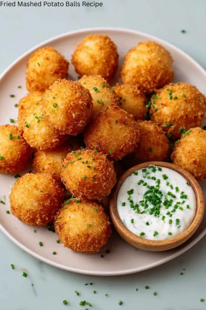Fried Mashed Potato Balls Recipe