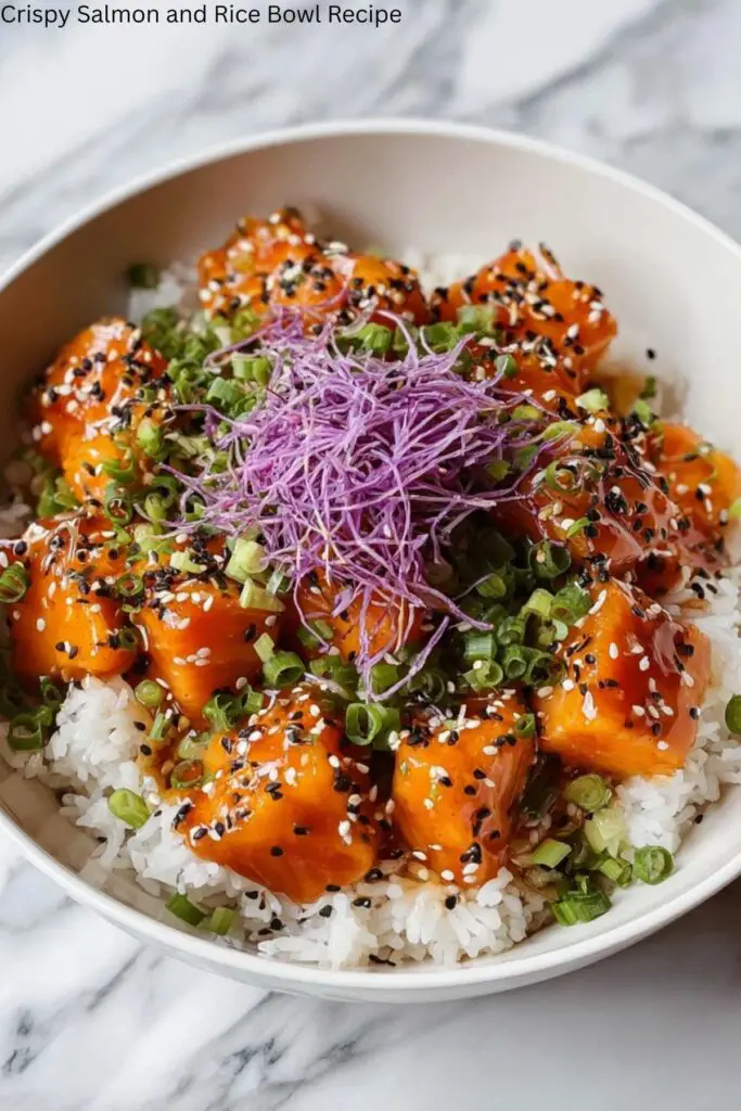 Crispy Salmon and Rice Bowl Recipe 4 Crispy Salmon and Rice Bowl Recipe
