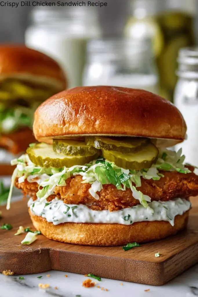 Crispy Dill Chicken Sandwich Recipe