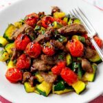 Garlic Butter Steak and Zucchini Bites Recipe