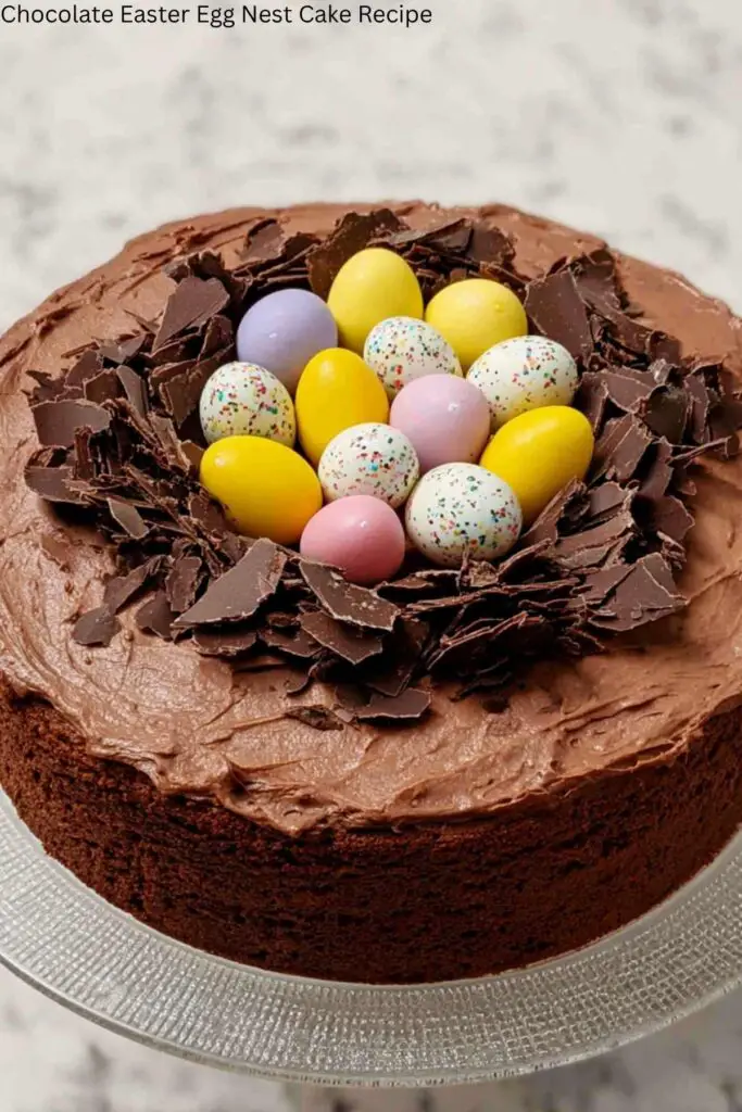 Chocolate Easter Egg Nest Cake Recipe 4 Chocolate Easter Egg Nest Cake Recipe