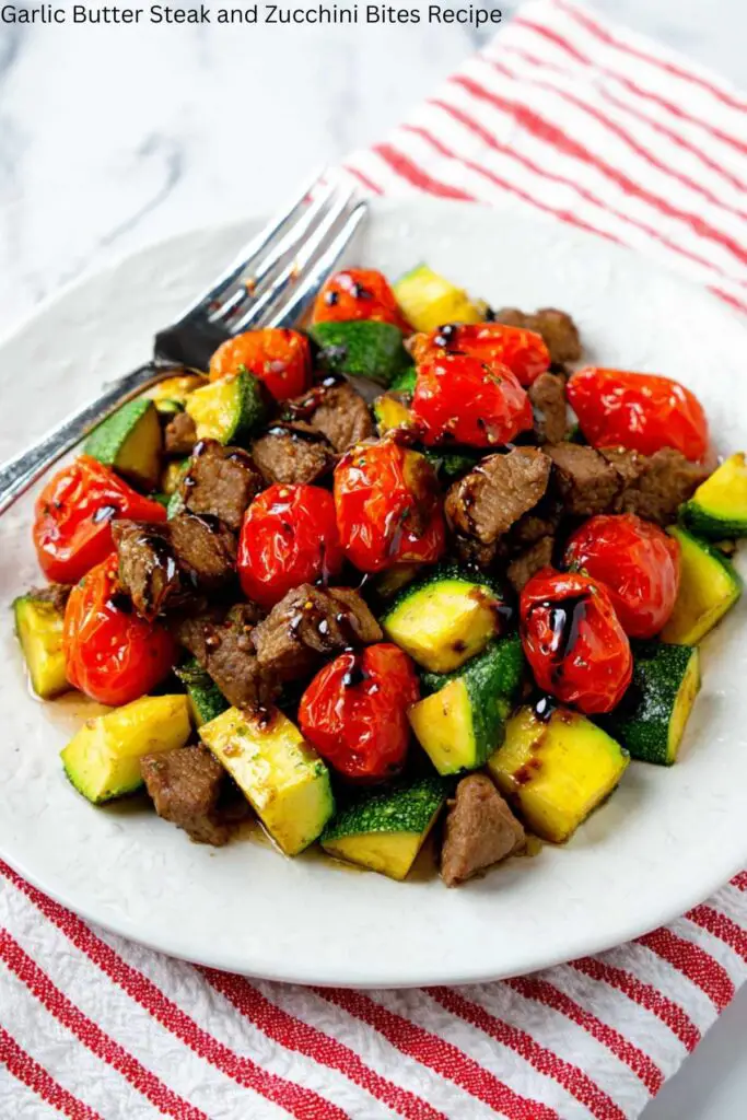 Garlic Butter Steak and Zucchini Bites Recipe