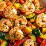 Easy Shrimp Vegetable Skillet Recipe