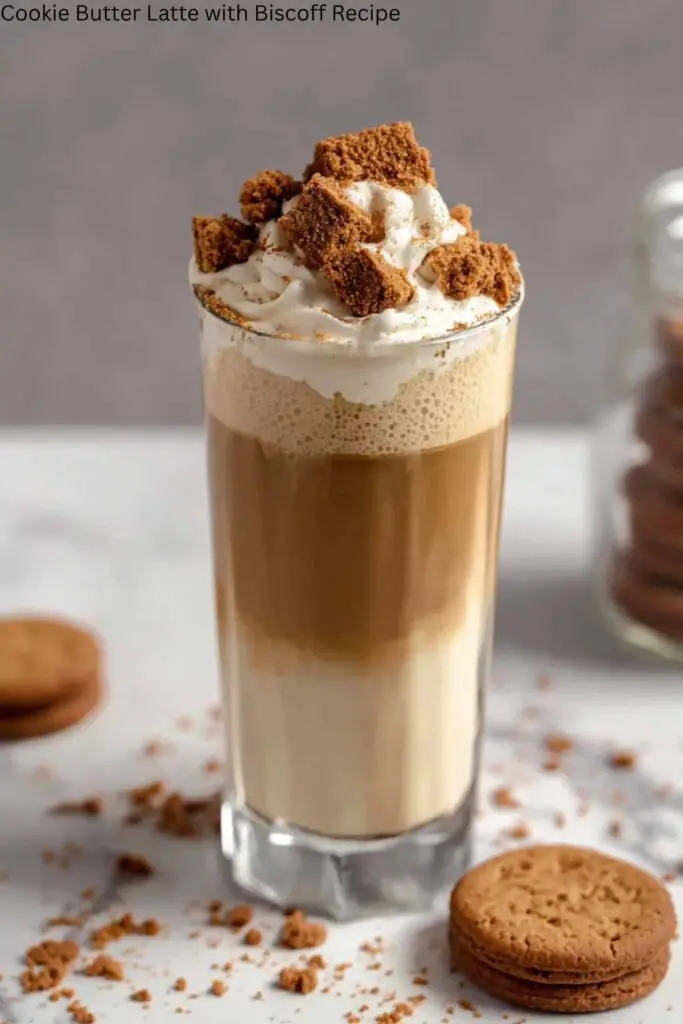 Cookie Butter Latte with Biscoff Recipe