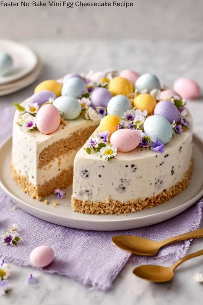 Easter No-Bake Egg Cheesecake Recipe 4 Easter No-Bake Egg Cheesecake Recipe