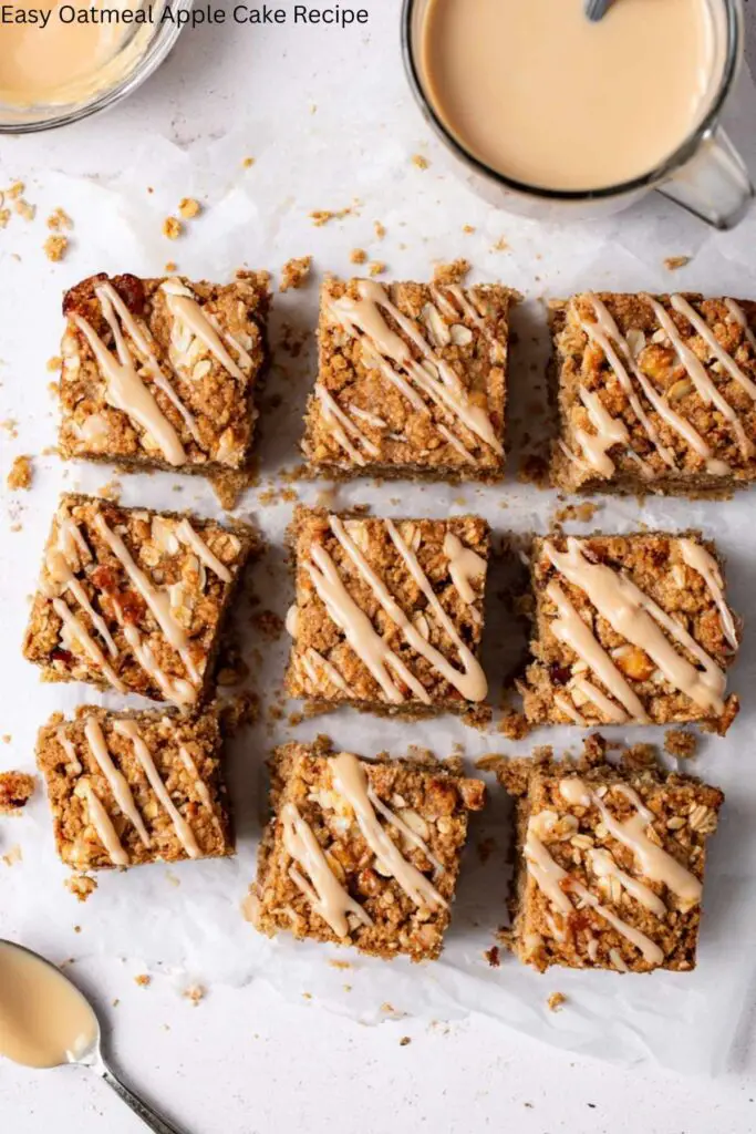 Easy Oatmeal Apple Cake Recipe