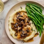 Skillet Chicken and Mushroom Wine Sauce Recipe