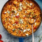 Shrimp Orzo With Feta and Tomatoes Recipe