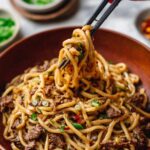 Mongolian Ground Beef and Noodles Recipe