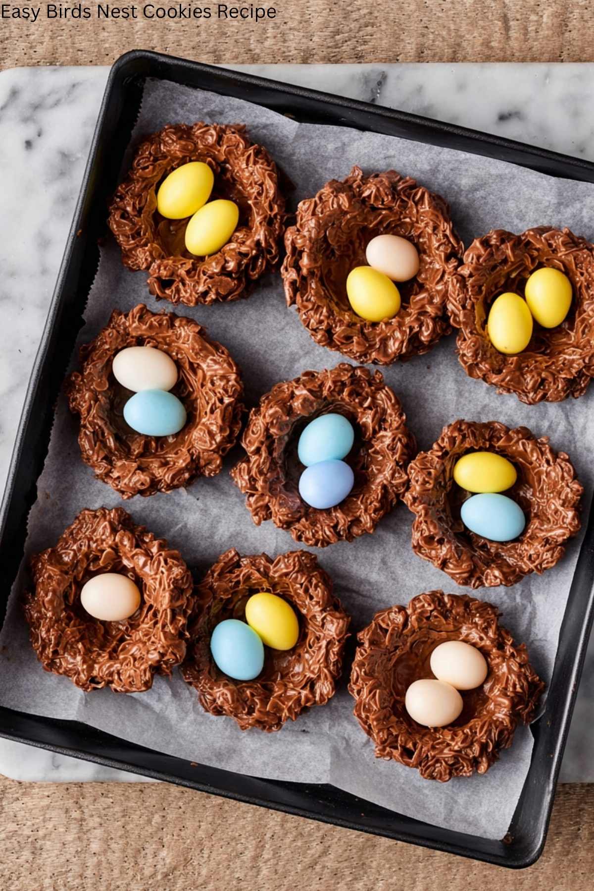 Easy Birds Nest Cookies Recipe