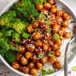 Vegan Sticky Sesame Chickpeas Recipe