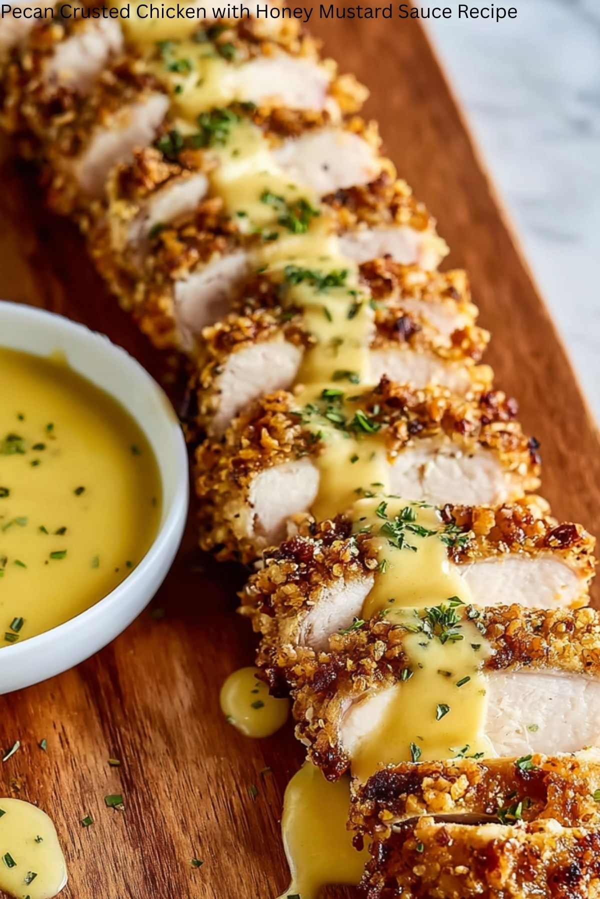 Pecan Crusted Chicken with Honey Mustard Sauce Recipe