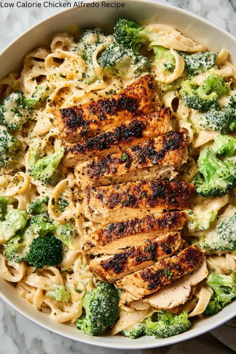Low Calorie Chicken Alfredo Recipe