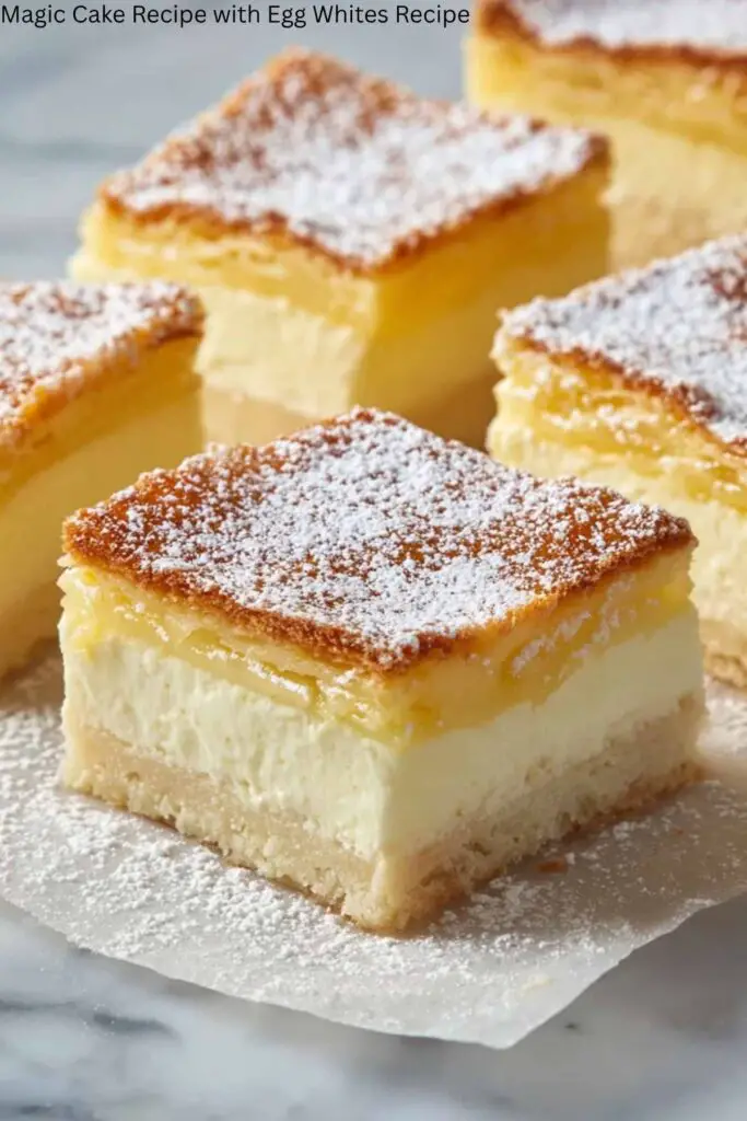 Magic Cake Recipe with Egg Whites Recipe
