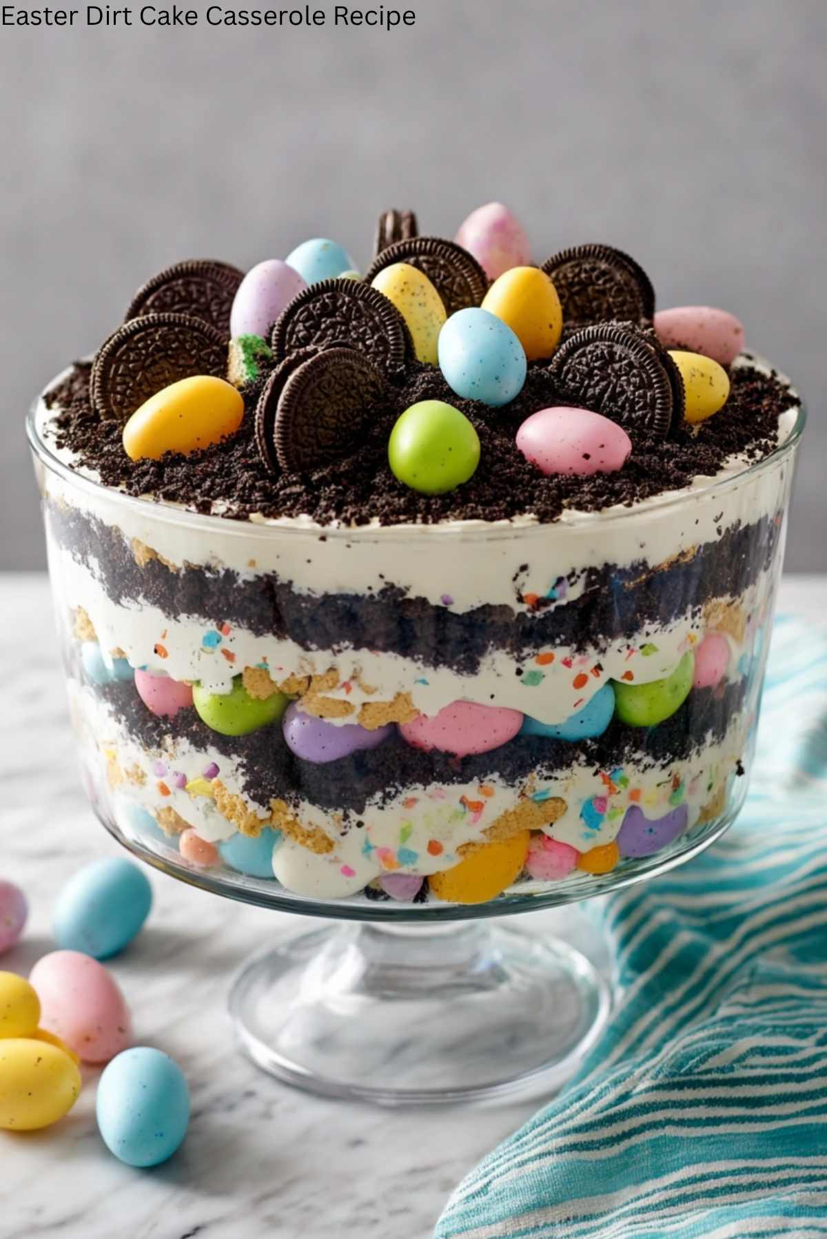 Easter Dirt Cake Casserole Recipe