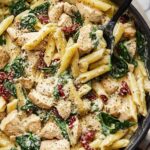 High Protein Chicken Pasta with Sun-Dried Tomatoes Recipe