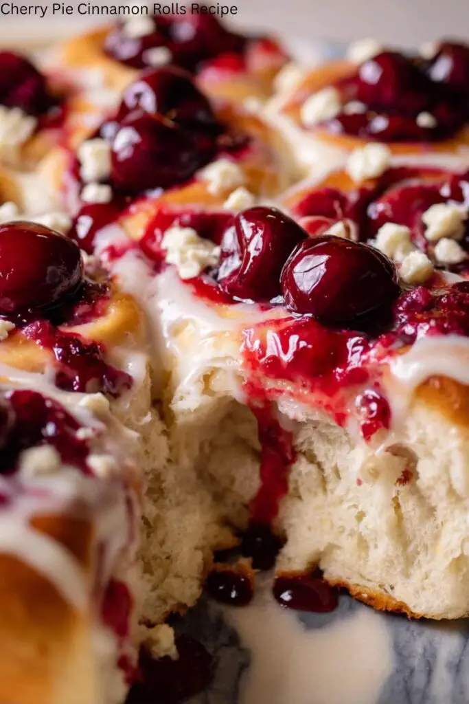 Cherry Pie Cinnamon Rolls Recipe