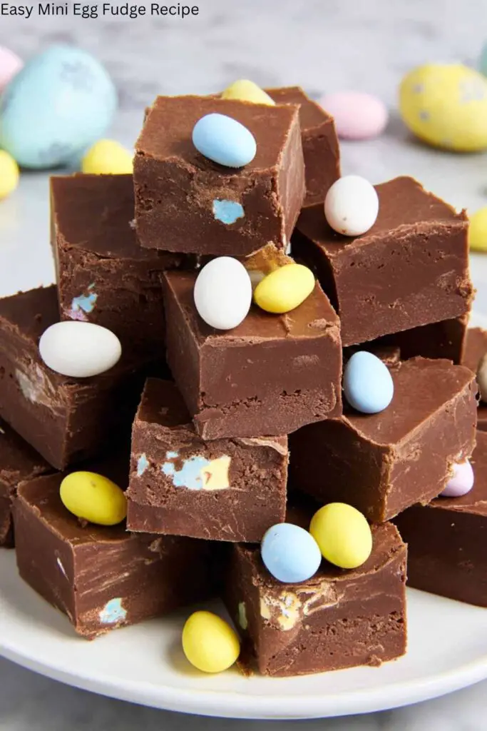 Easy Mini Egg Fudge Recipe