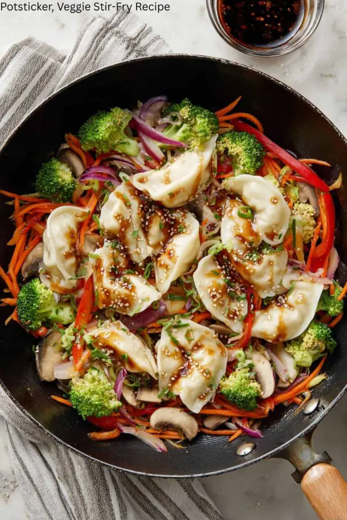 Potsticker, Veggie Stir-Fry Recipe