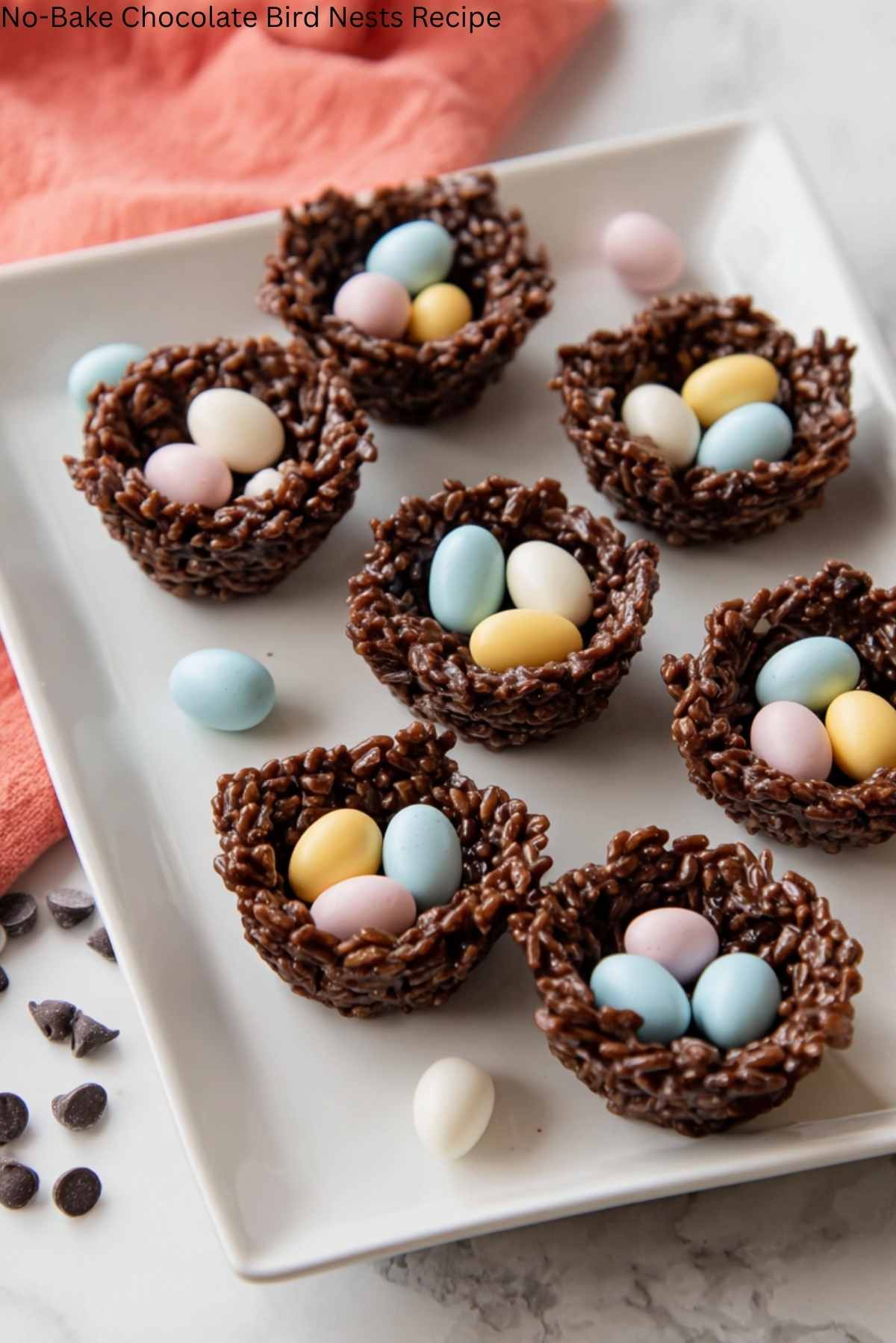 No-Bake Chocolate Bird Nests Recipe