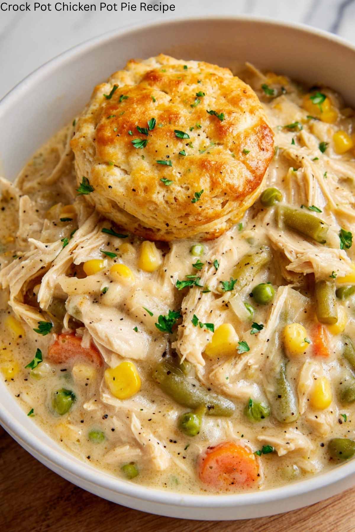 Crock Pot Chicken Pot Pie Recipe