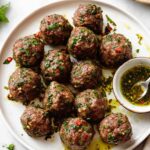 Lamb Meatballs with Mint Chimichurri Recipe