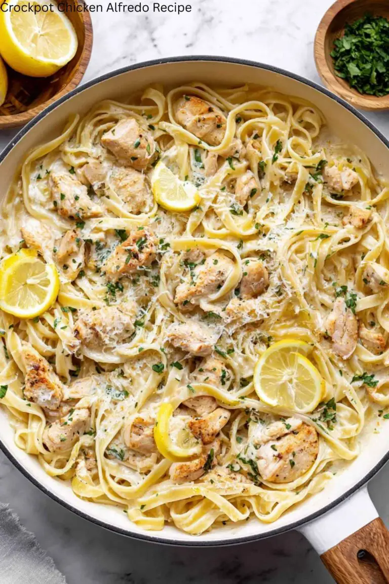 Crockpot Chicken Alfredo Recipe