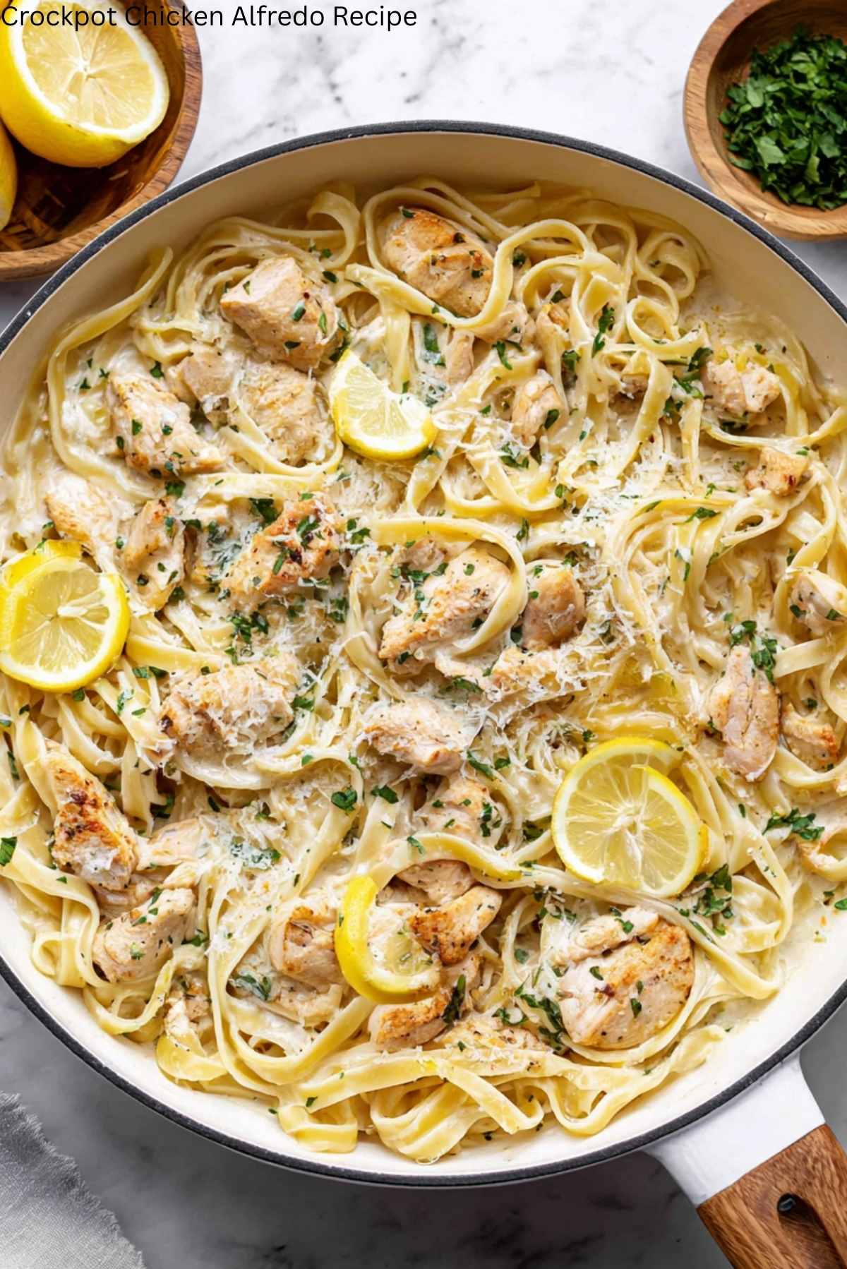 Crockpot Chicken Alfredo Recipe
