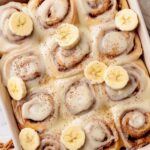 Banana Cinnamon Rolls with Peanut Butter Frosting Recipe