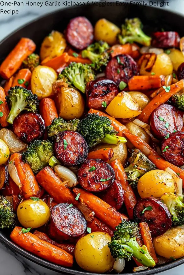 One-Pan Honey Garlic Kielbasa & Veggies: Easy Family Delight Recipe