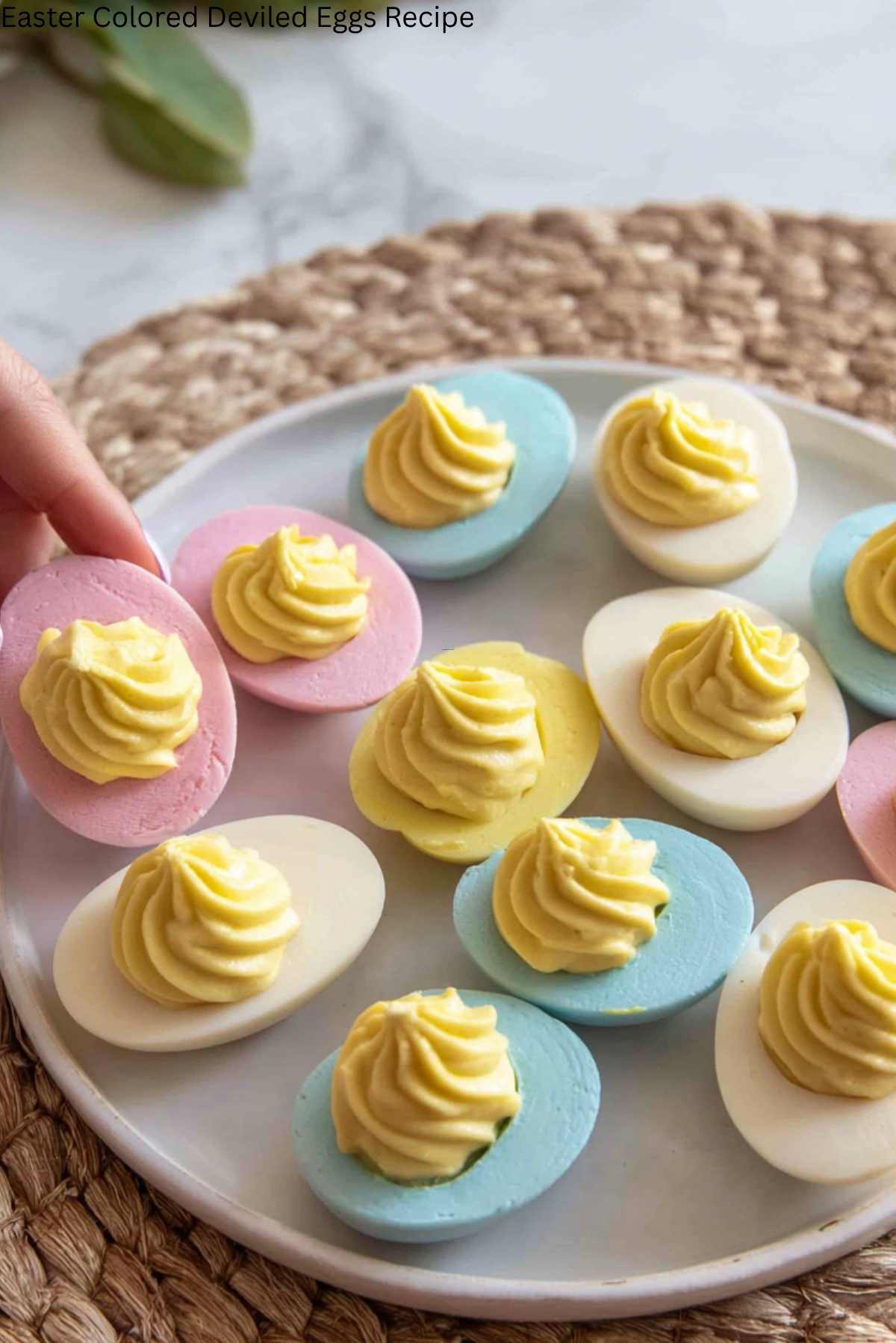 Easter Colored Deviled Eggs Recipe