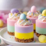 Easter No Bake Mini Cheesecakes Recipe