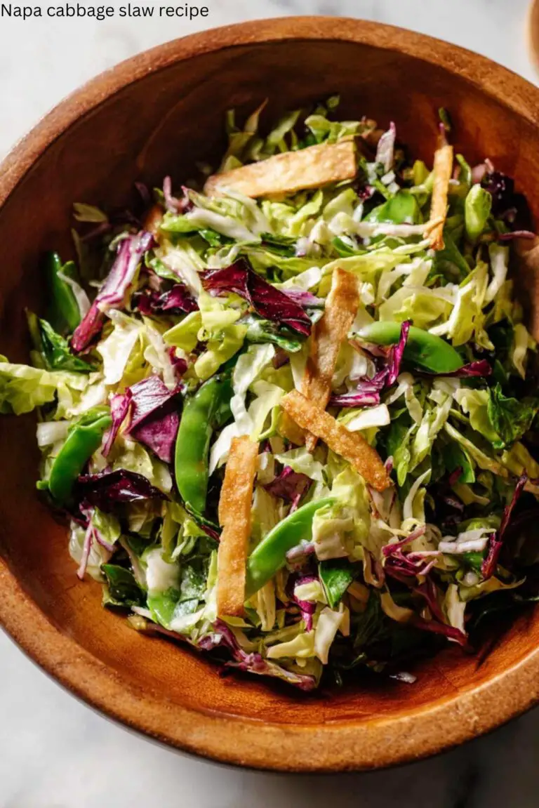 Napa cabbage slaw recipe