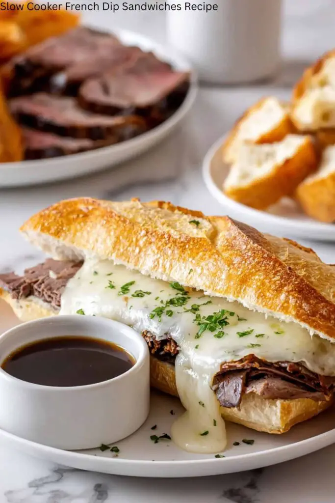 Slow Cooker French Dip Sandwiches Recipe 4 Slow Cooker French Dip Sandwiches Recipe
