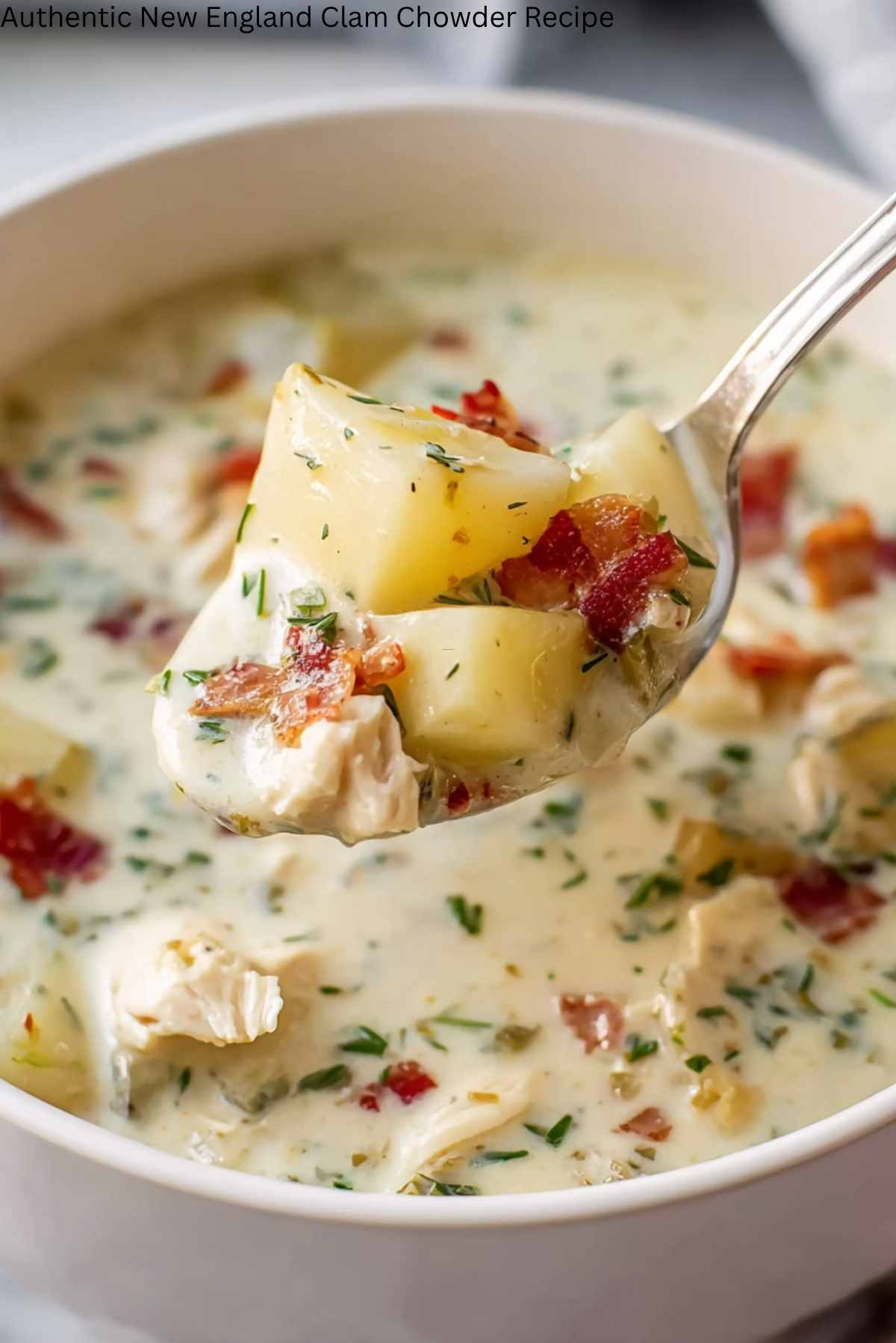 Authentic New England Clam Chowder Recipe