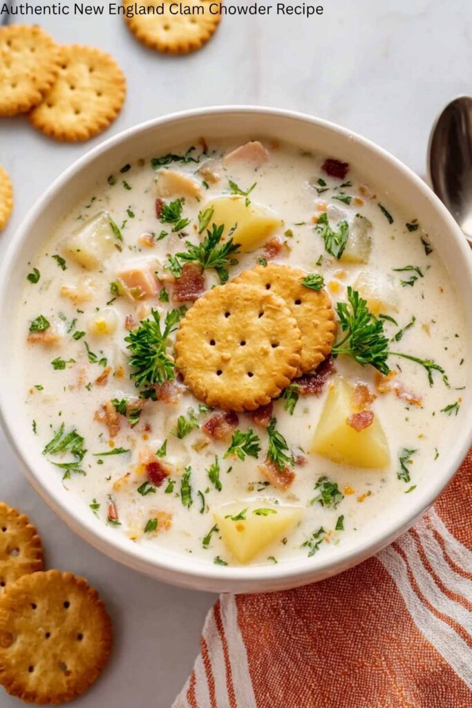 Authentic New England Clam Chowder Recipe 4 Authentic New England Clam Chowder Recipe