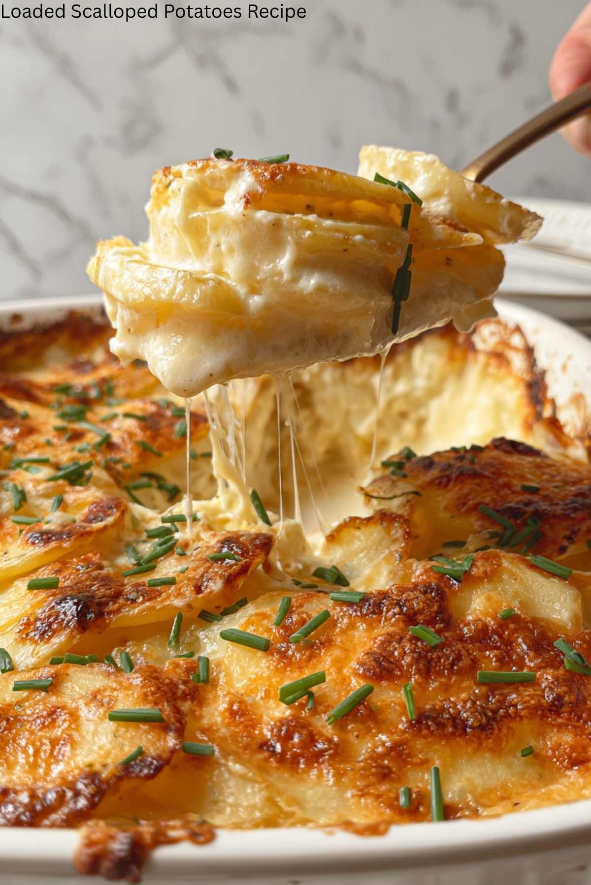Loaded Scalloped Potatoes Recipe