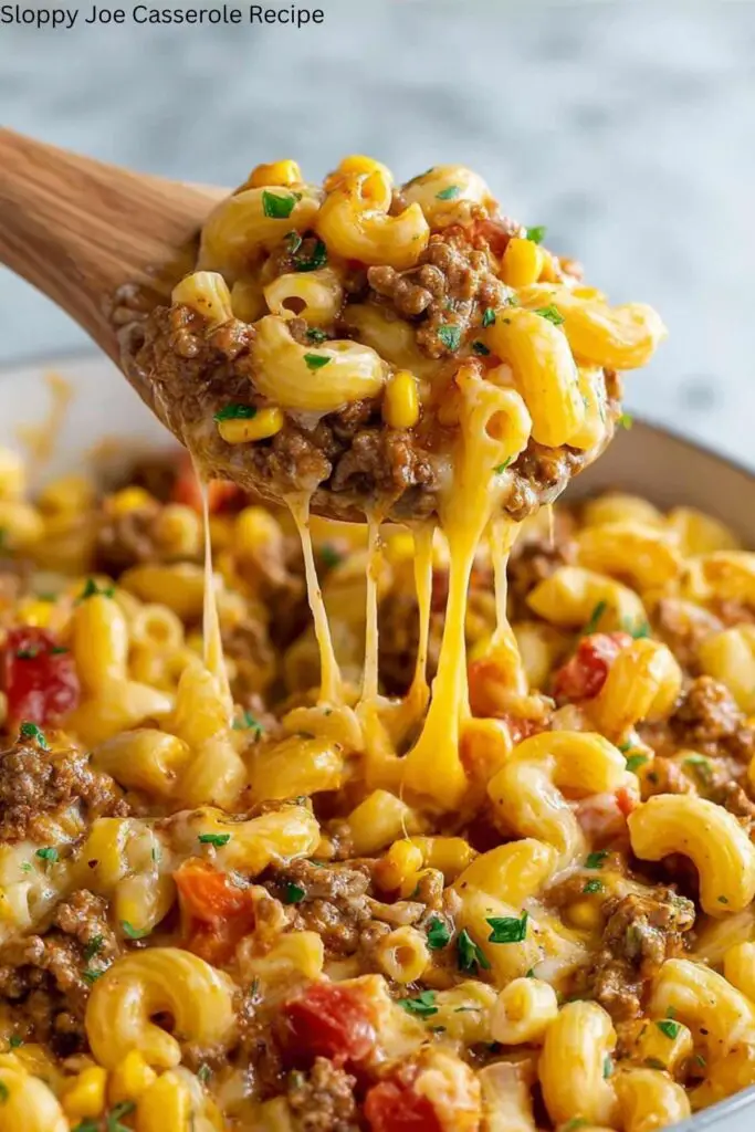 Sloppy Joe Casserole Recipe