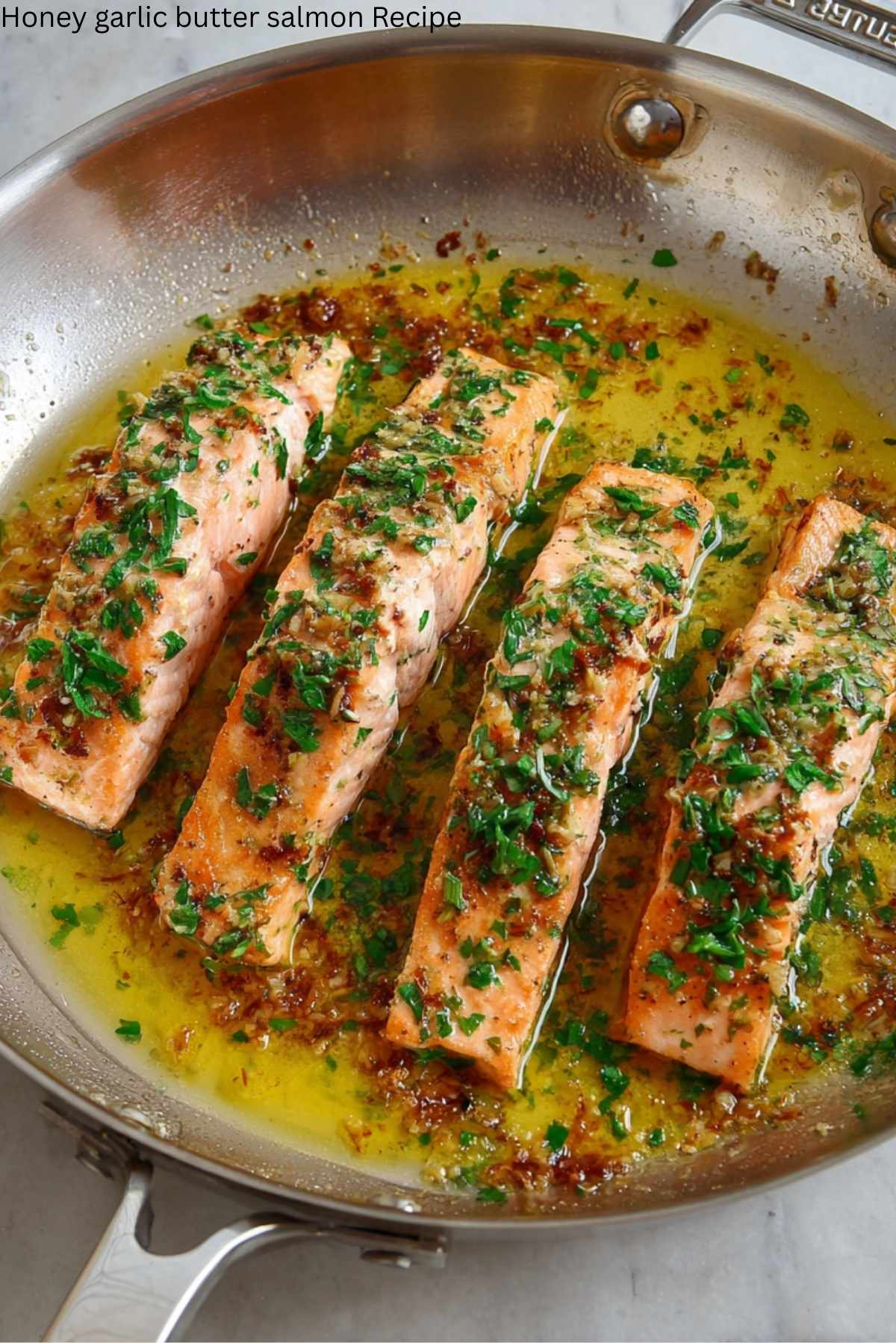 Honey Garlic Butter Salmon Recipe