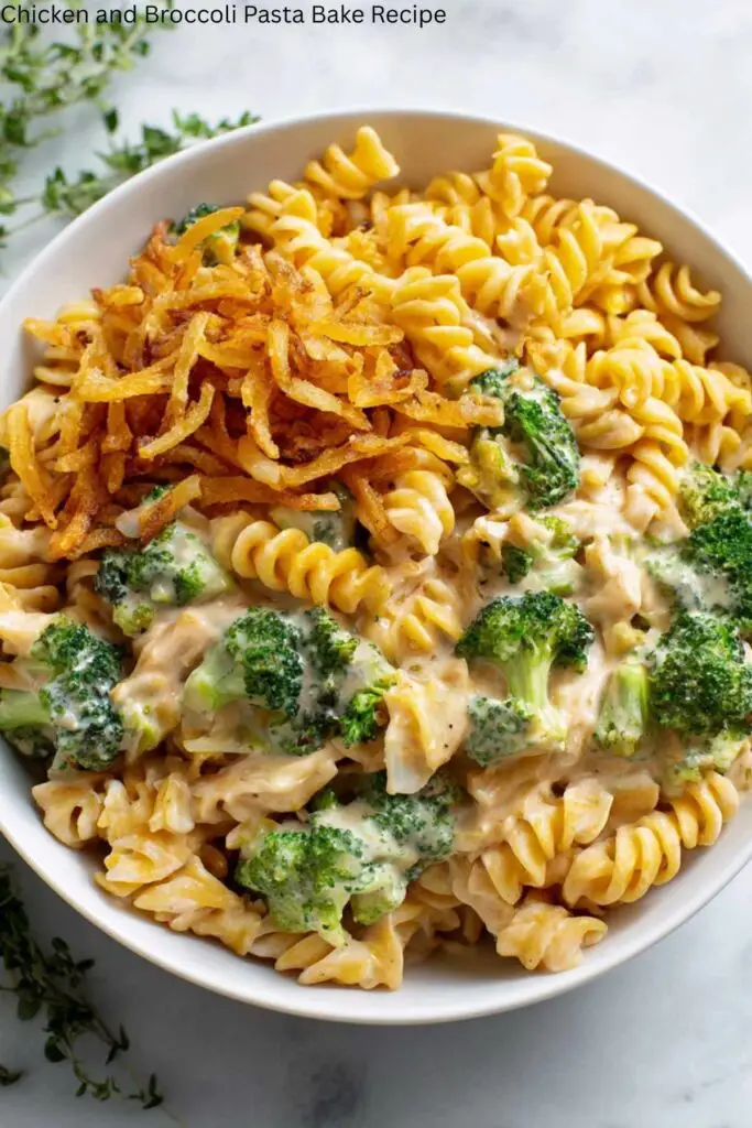 Chicken and Broccoli Pasta Bake Recipe