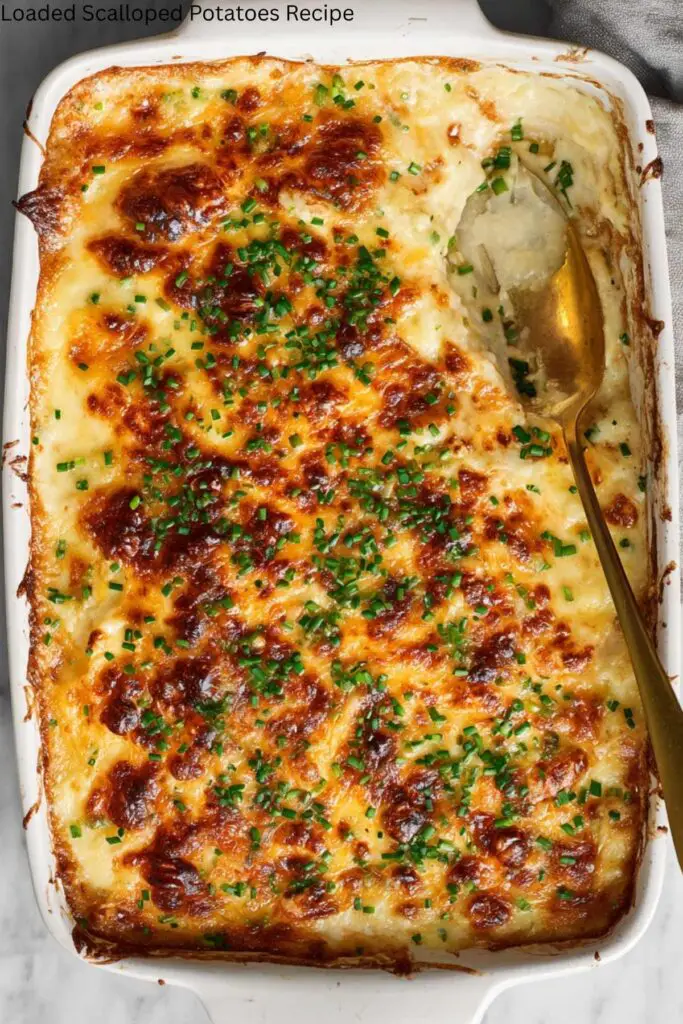 Loaded Scalloped Potatoes Recipe