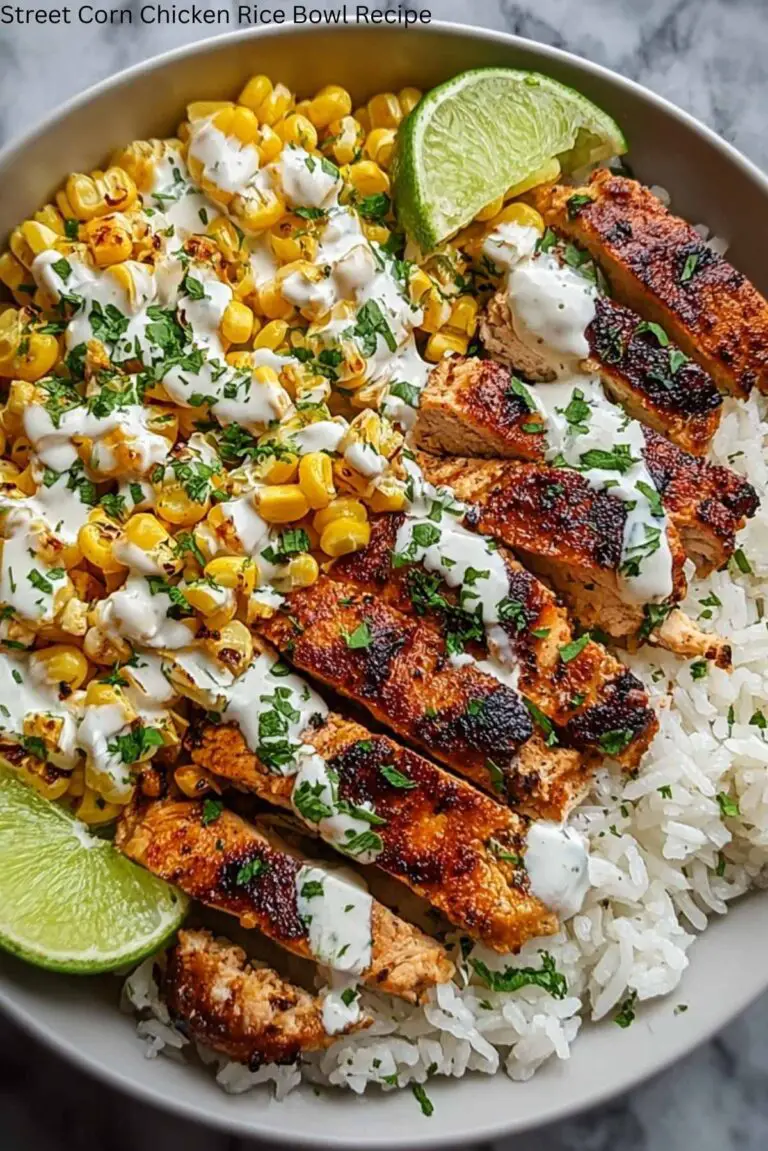 Street Corn Chicken Rice Bowl Recipe