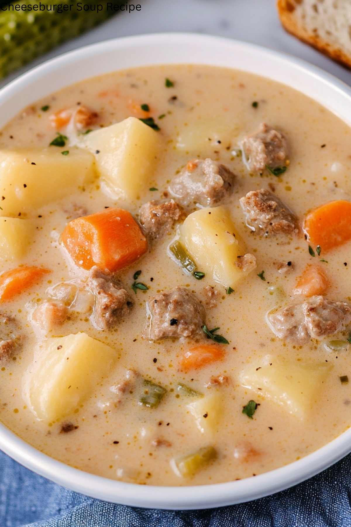 Cheeseburger Soup Recipe