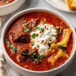 Slow Cooker Lasagna Soup Recipe