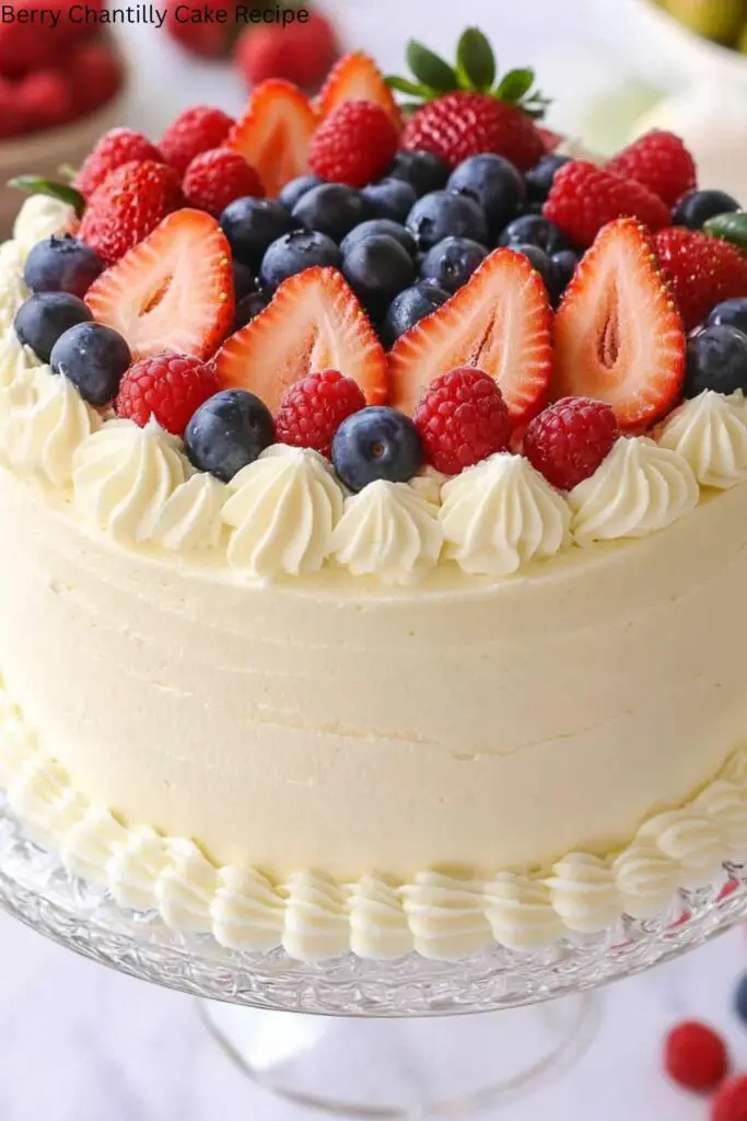Berry Chantilly Cake Recipe